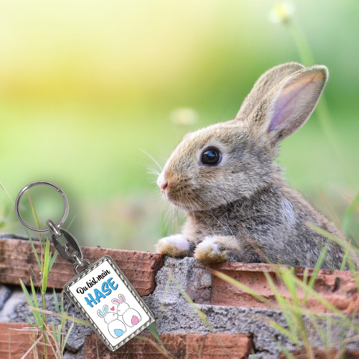 Du bist mein Hase Schlüsselanhänger