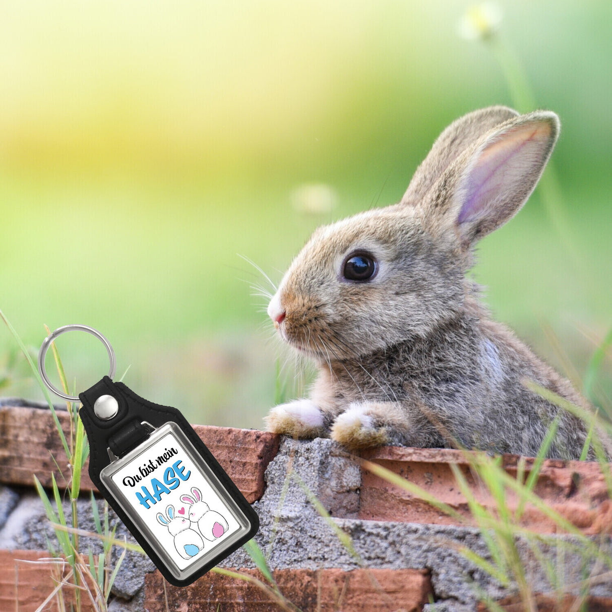Du bist mein Hase Schlüsselanhänger