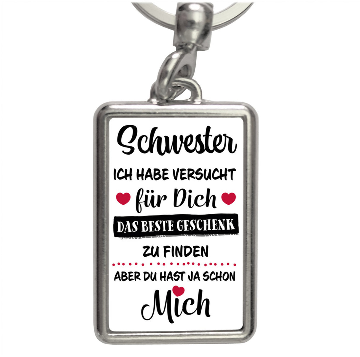 Bruder - das beste Geschenk für dich bin ich Schlüsselanhänger