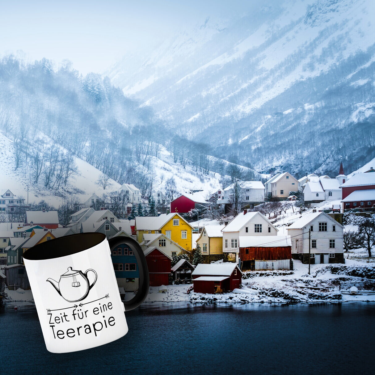 Zeit für eine Teerapie Kaffeebecher