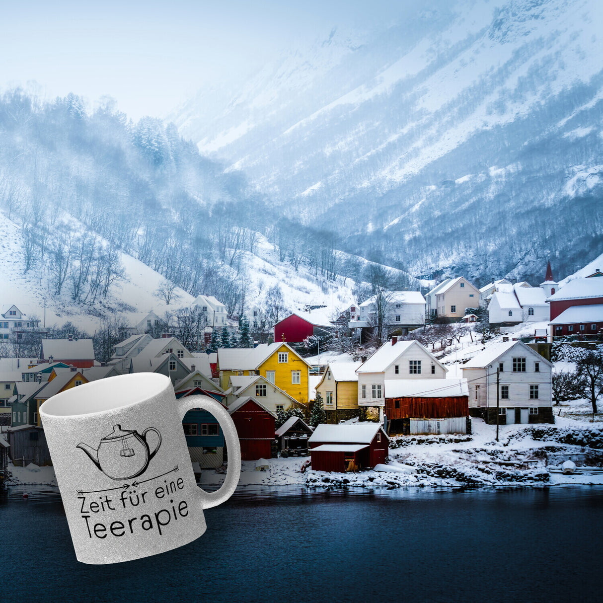 Zeit für eine Teerapie Kaffeebecher