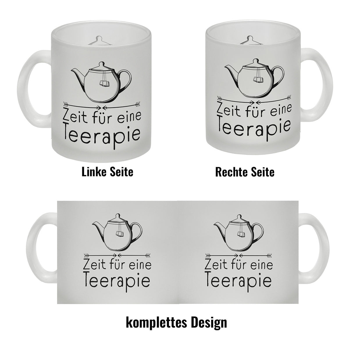 Zeit für eine Teerapie Kaffeebecher