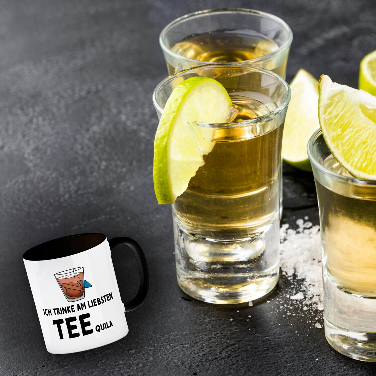 Ich trinke am liebsten Teequila Kaffeebecher