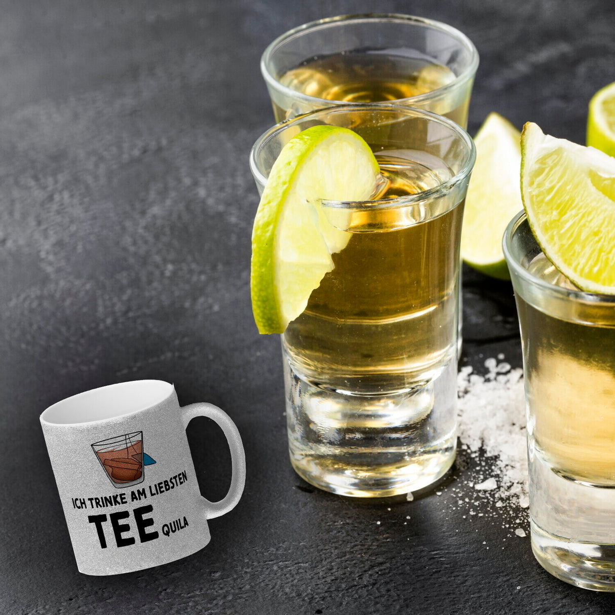 Ich trinke am liebsten Teequila Kaffeebecher