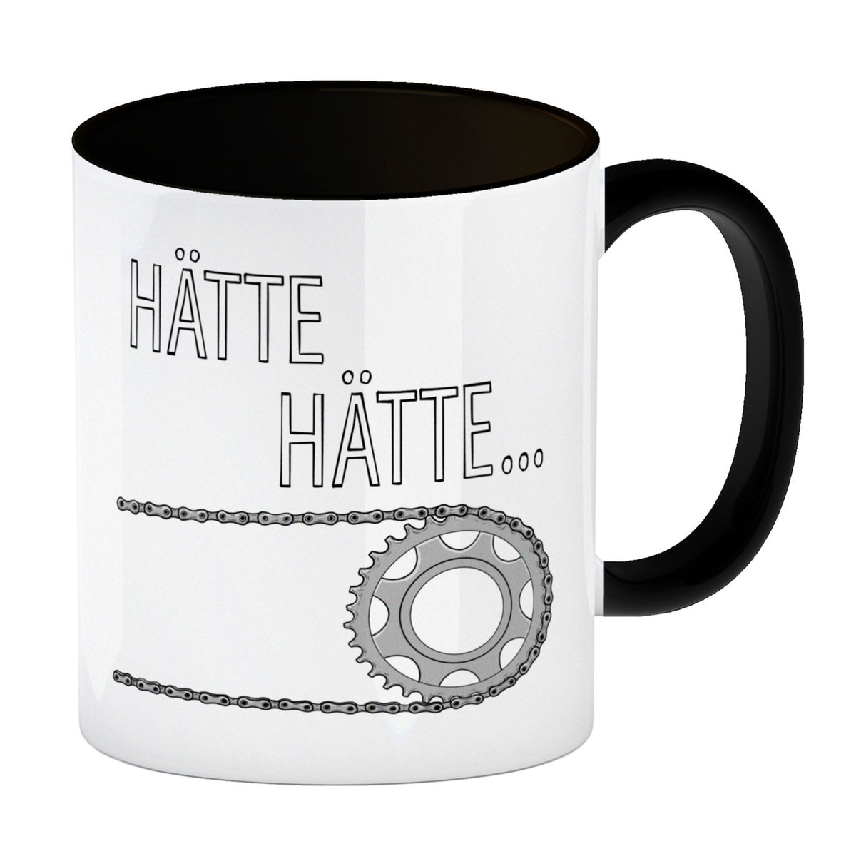 Hätte, Hätte ... Fahrradkette Kaffeebecher