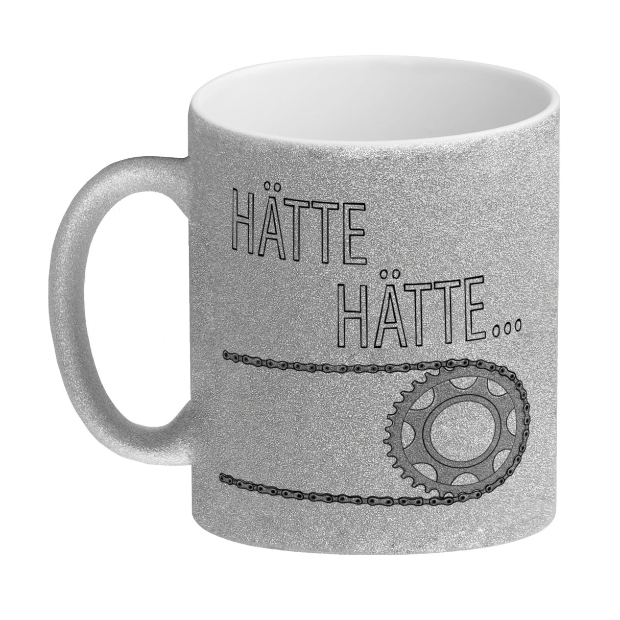 Hätte, Hätte ... Fahrradkette Kaffeebecher