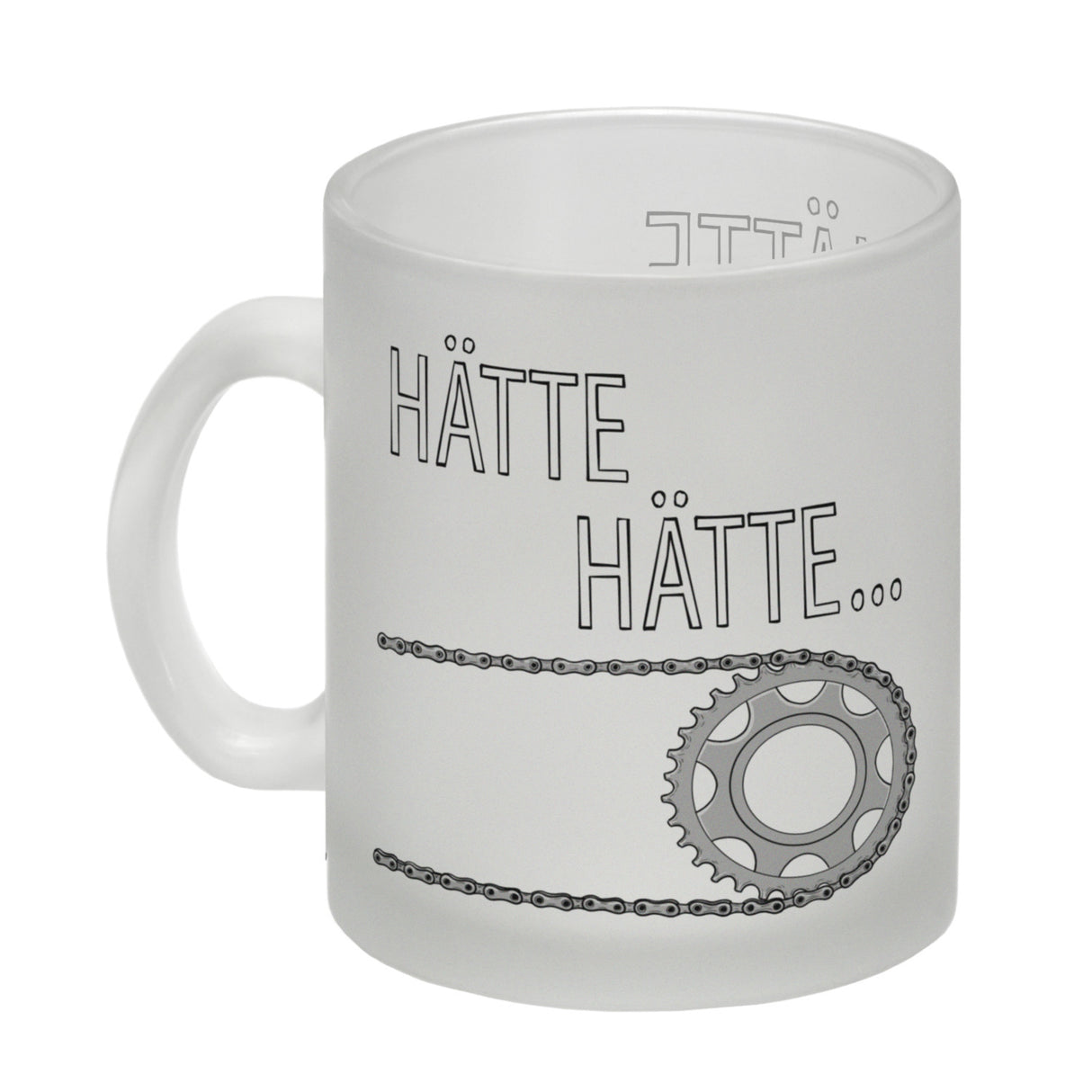 Hätte, Hätte ... Fahrradkette Kaffeebecher