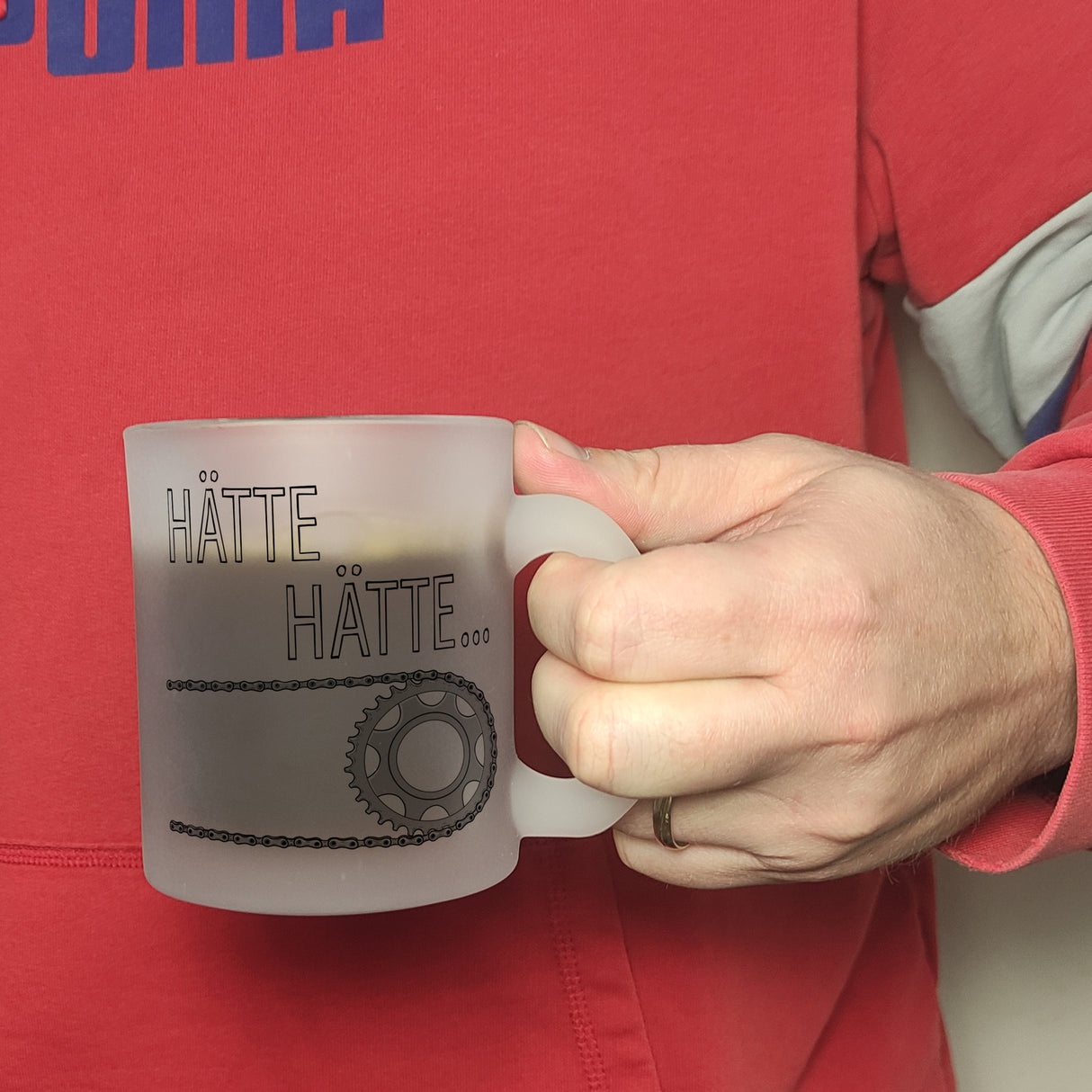 Hätte, Hätte ... Fahrradkette Kaffeebecher