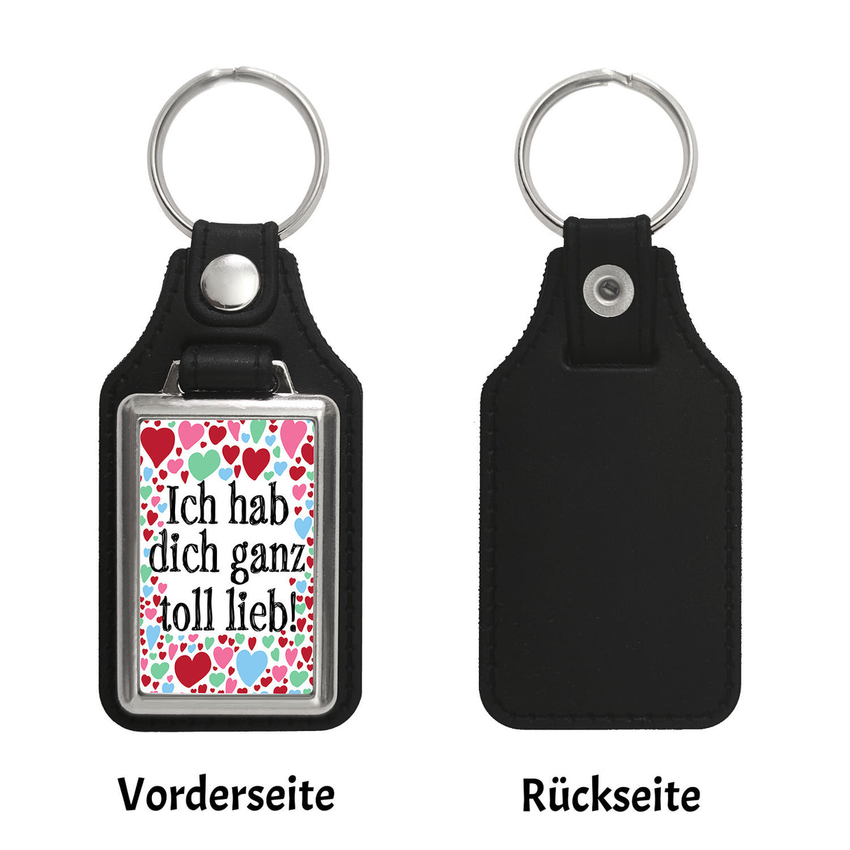 Ich hab dich ganz toll lieb Schlüsselanhänger