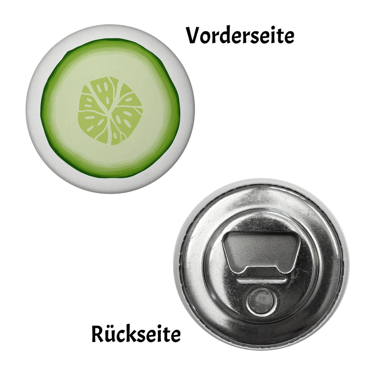 Gurke Magnet rund