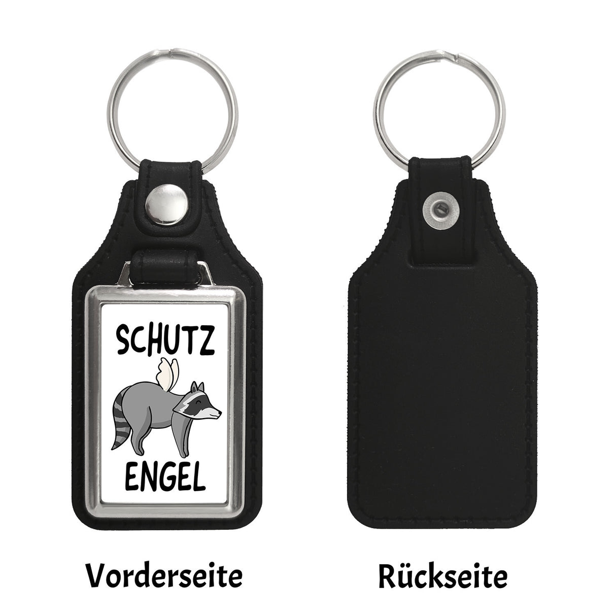 Schutzengel Waschbär Schlüsselanhänger