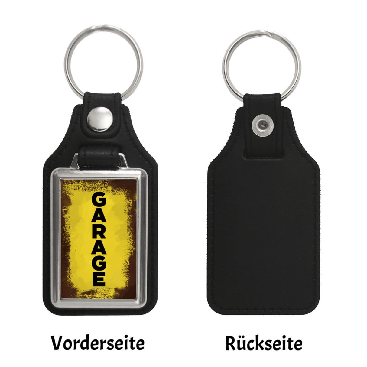 Garage Schlüsselanhänger im Rostlook