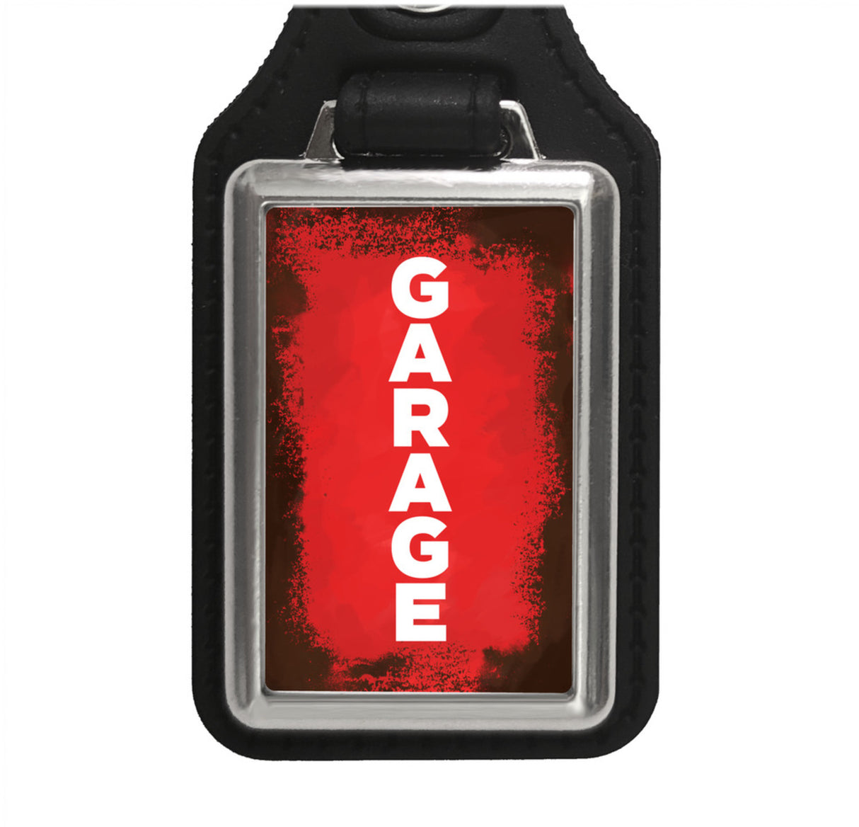 Garage Schlüsselanhänger im Rostlook