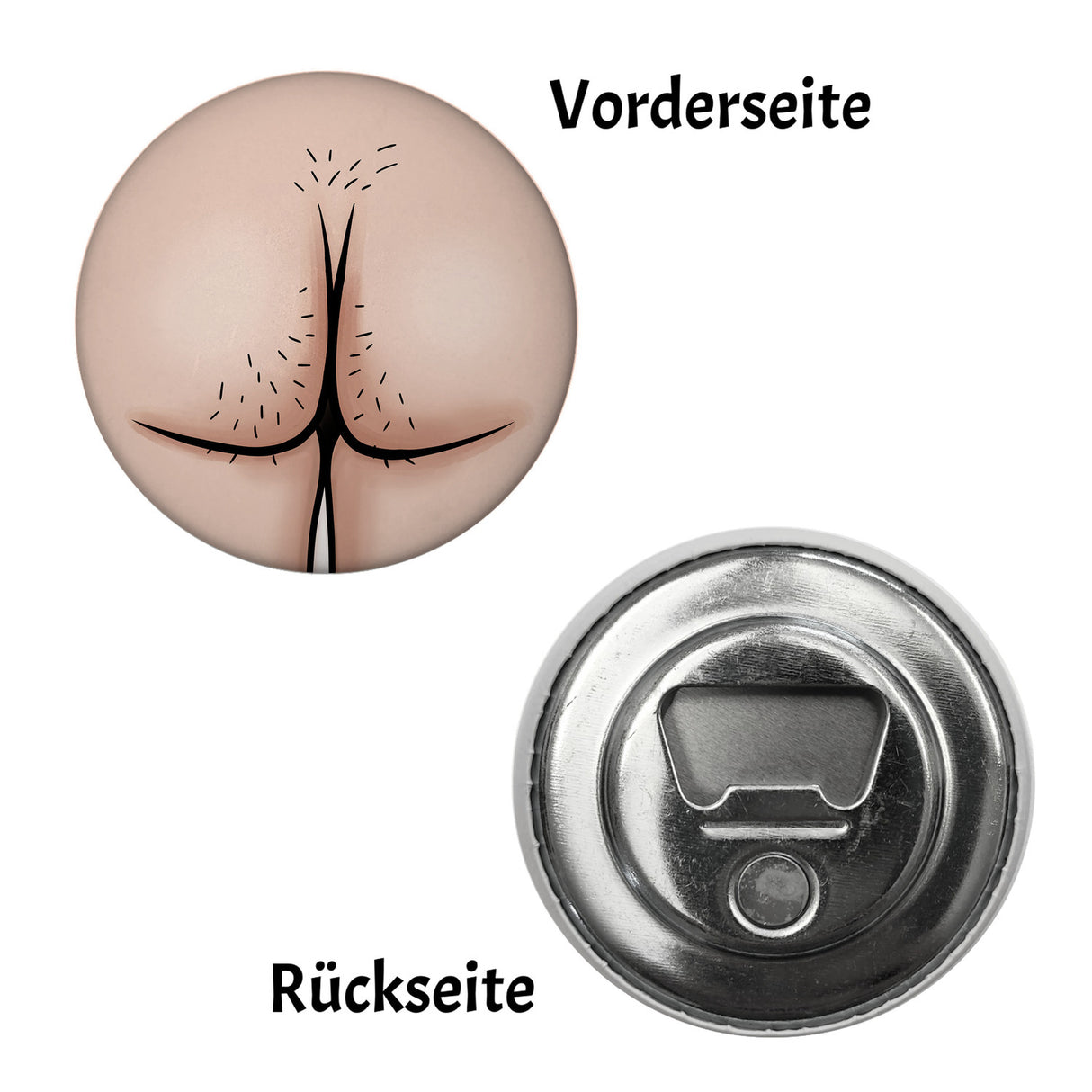 Behaarter Hintern Kühlschrankmagnet
