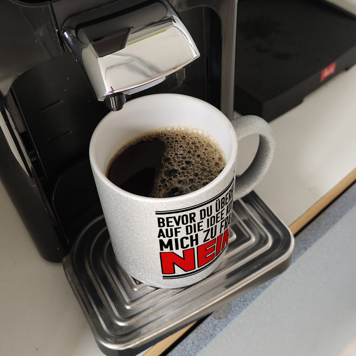 Bevor du auf die Idee kommst zu fragen - Nein! Kaffeebecher