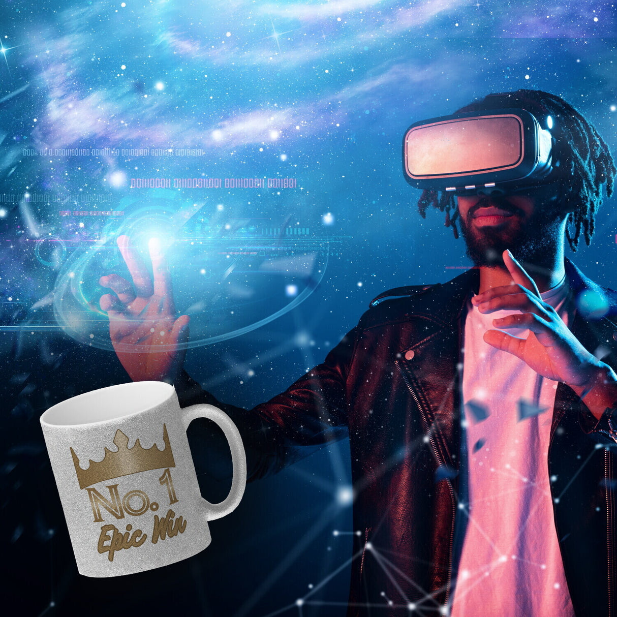 Epic Win Zocker Kaffeebecher für den Besten der Besten