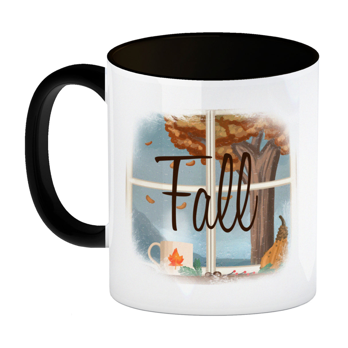 Fall Herbst Kaffeebecher mit herbstlichem Motiv