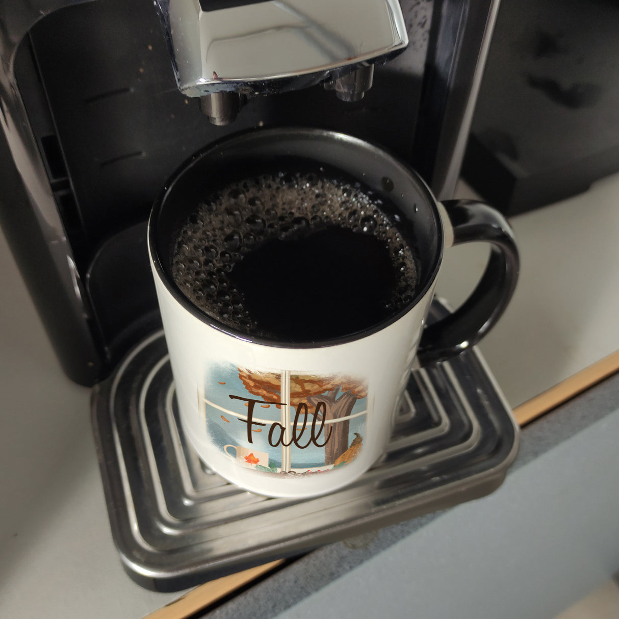 Fall Herbst Kaffeebecher mit herbstlichem Motiv