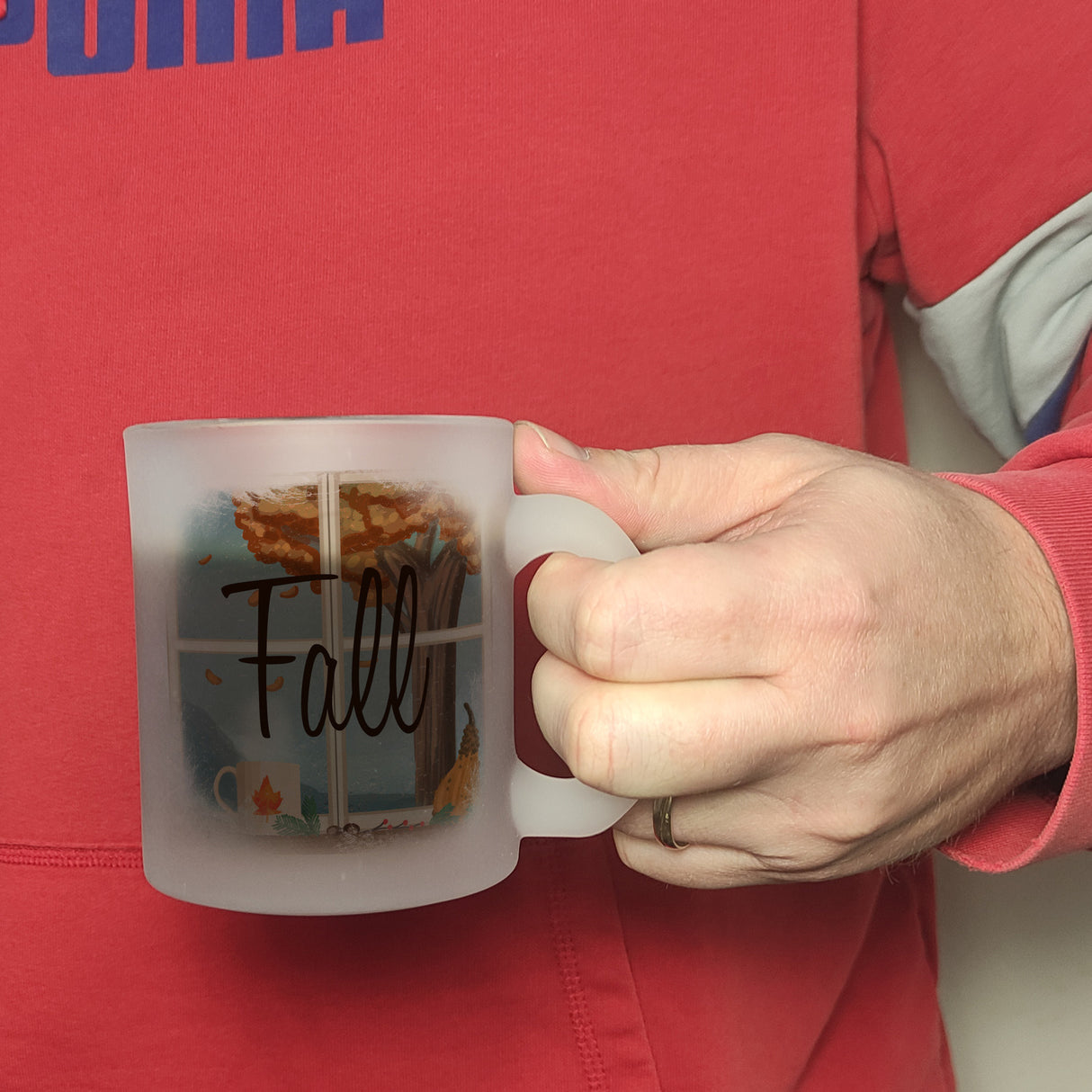 Fall Herbst Kaffeebecher mit herbstlichem Motiv