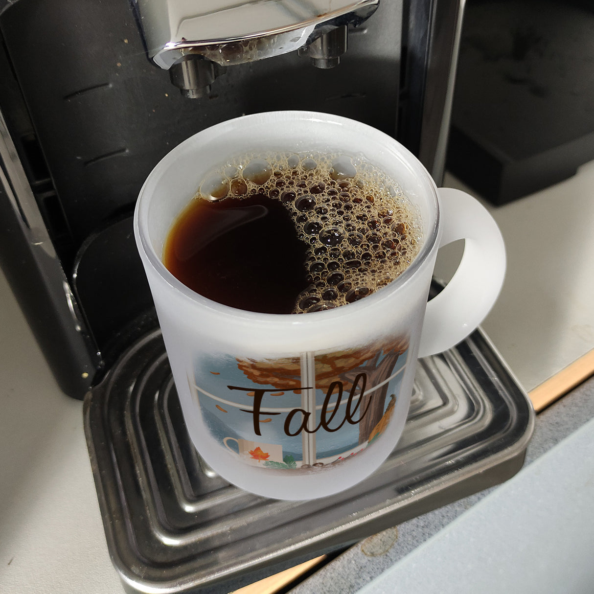 Fall Herbst Kaffeebecher mit herbstlichem Motiv
