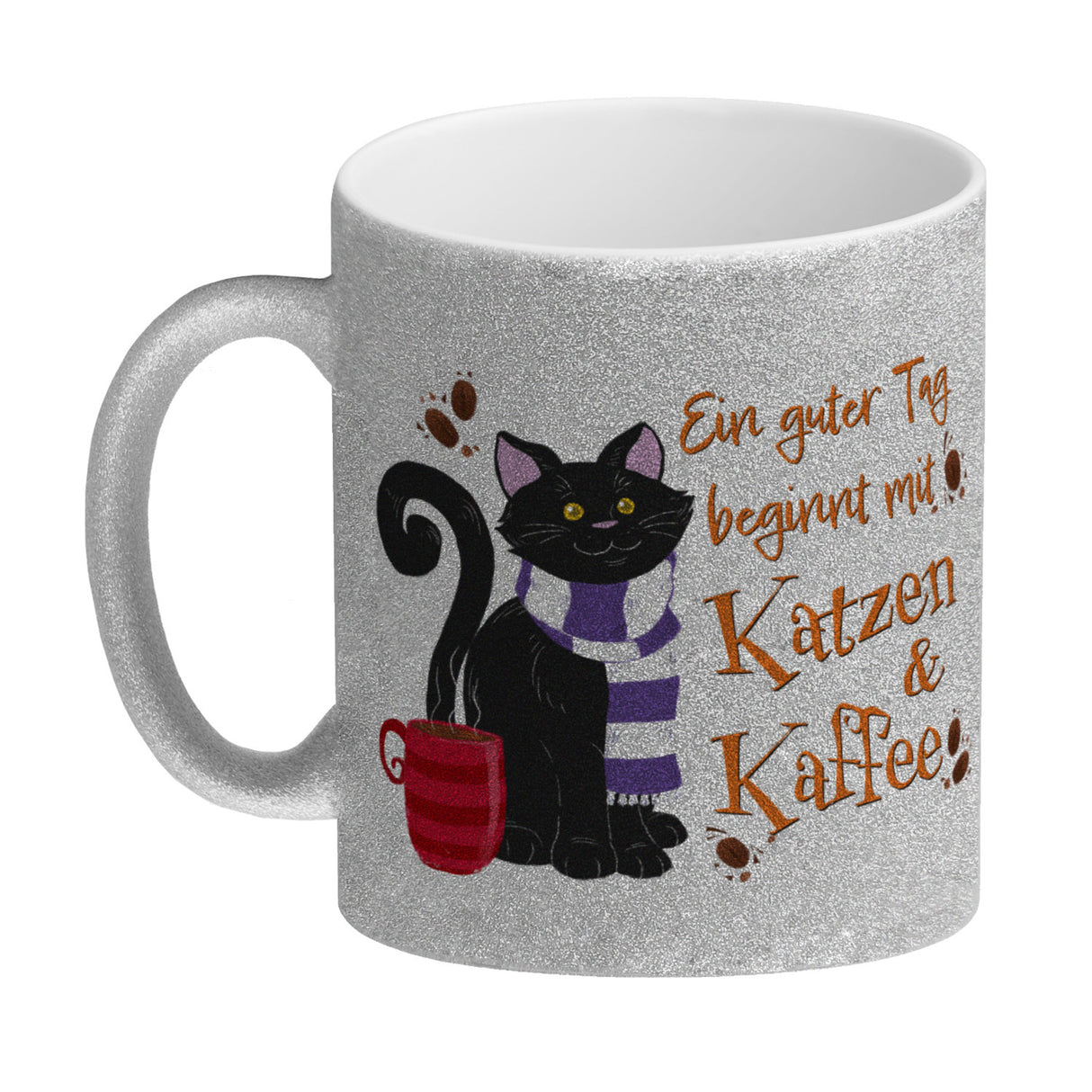 Ein guter Tag beginnt mit Katzen & Kaffee Kaffeebecher