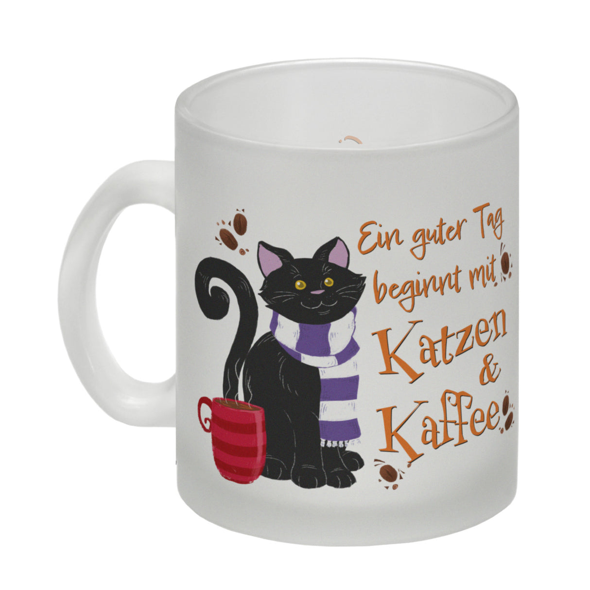 Ein guter Tag beginnt mit Katzen & Kaffee Kaffeebecher