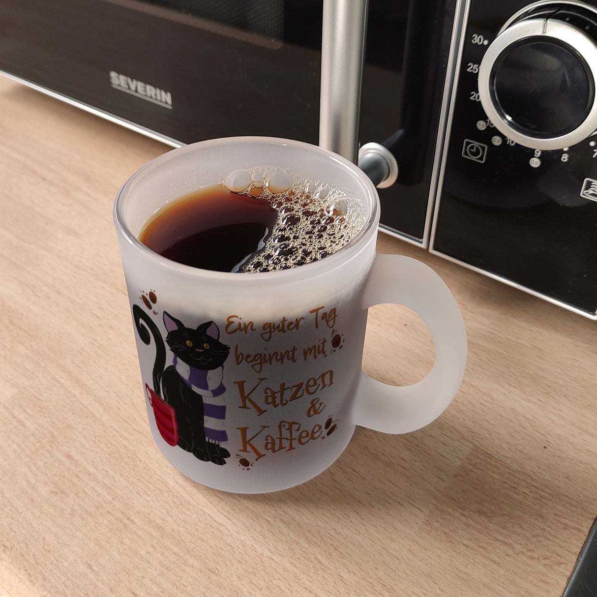 Ein guter Tag beginnt mit Katzen & Kaffee Kaffeebecher