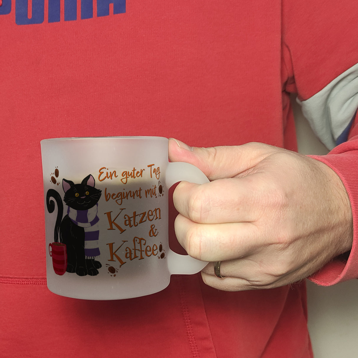 Ein guter Tag beginnt mit Katzen & Kaffee Kaffeebecher