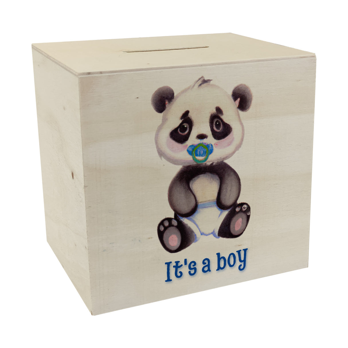 It's a boy Baby Panda Spardose