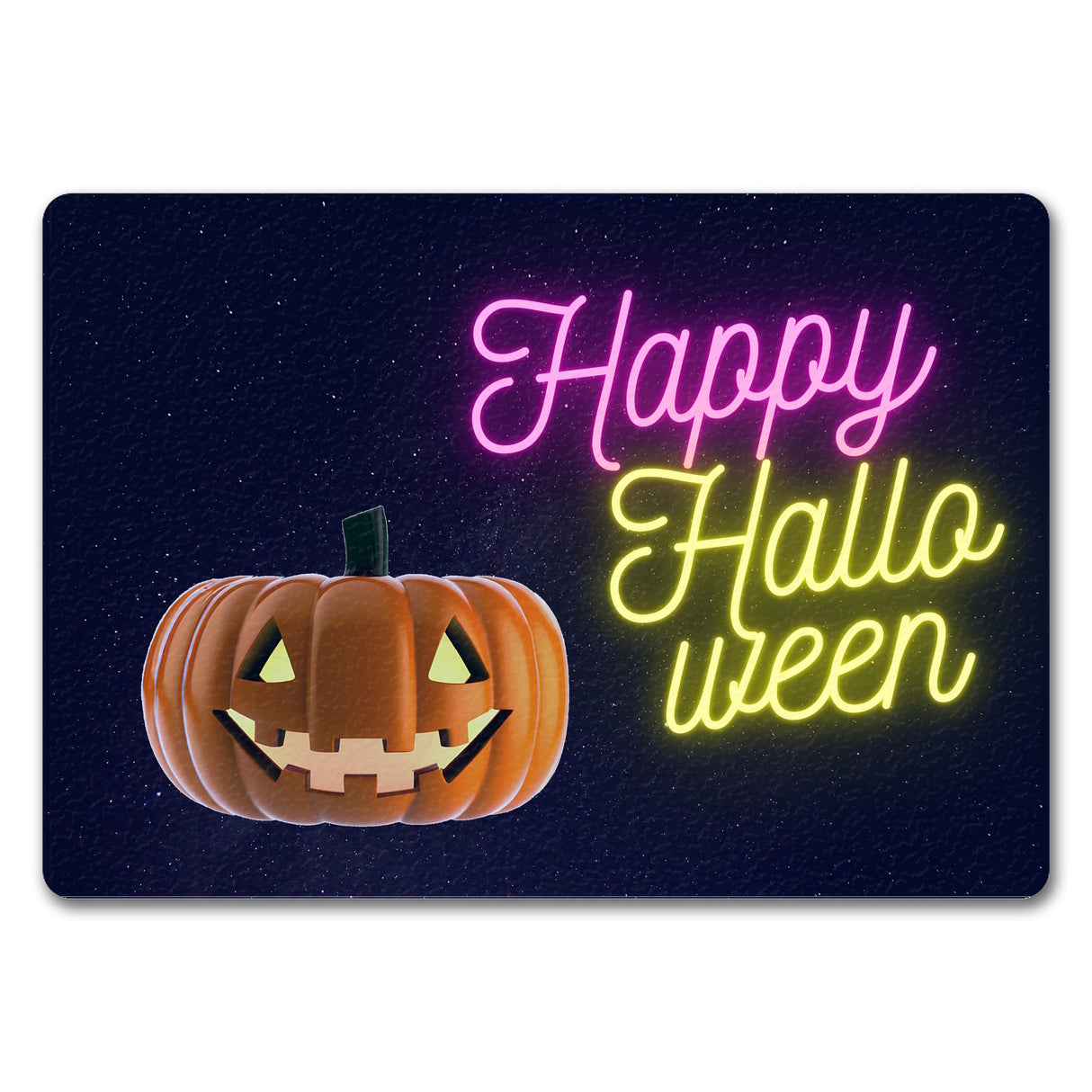 Happy Halloween Kürbis Fußmatte in 35x50 cm