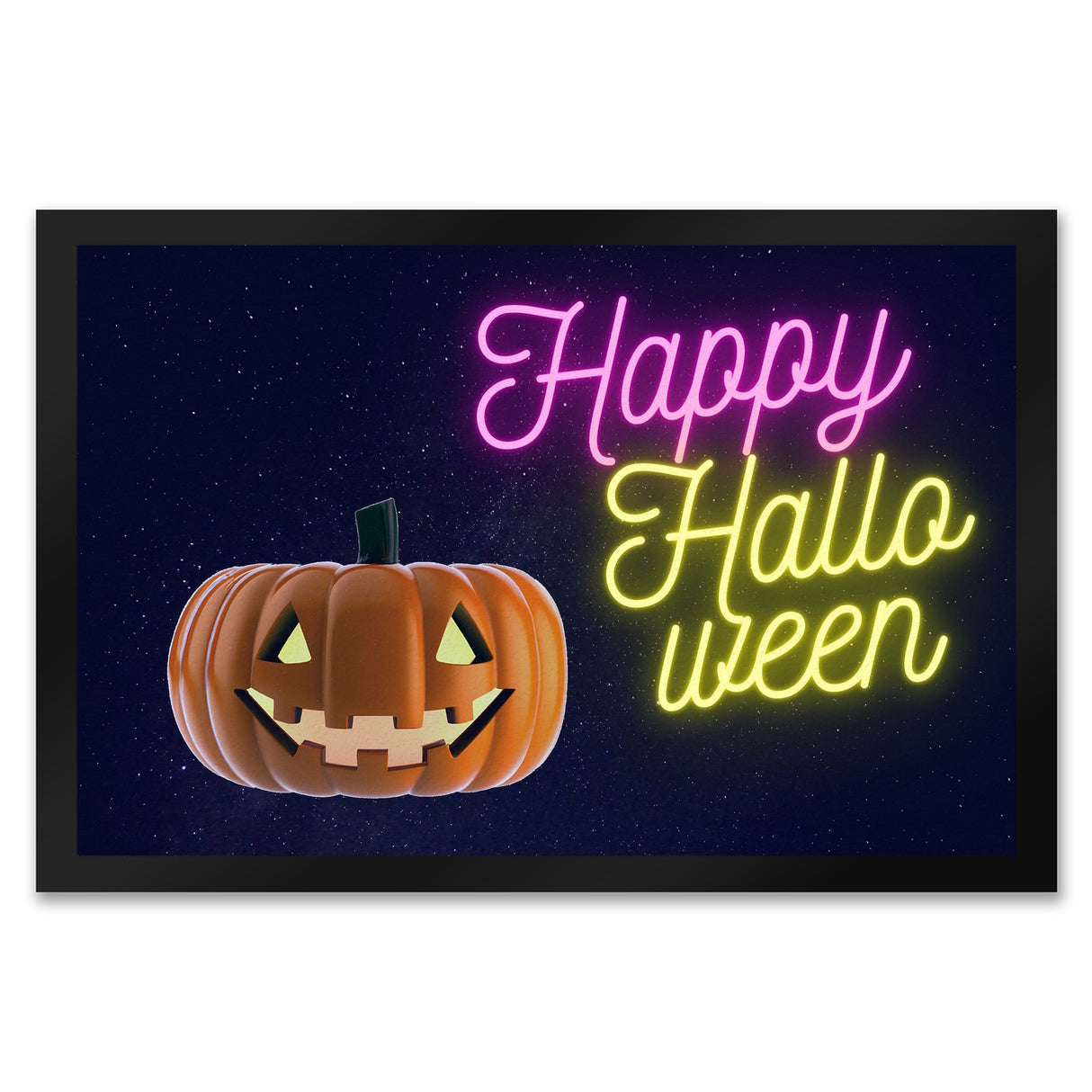 Happy Halloween Kürbis Fußmatte in 35x50 cm