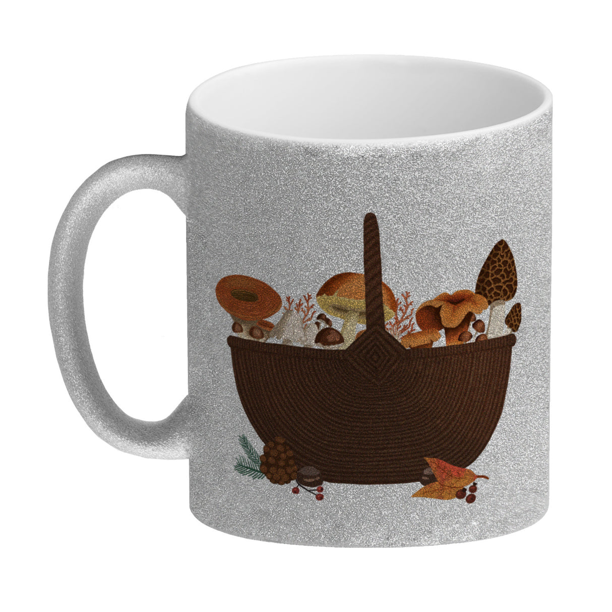 Herbst Kaffeebecher mit Pilz-Motiv