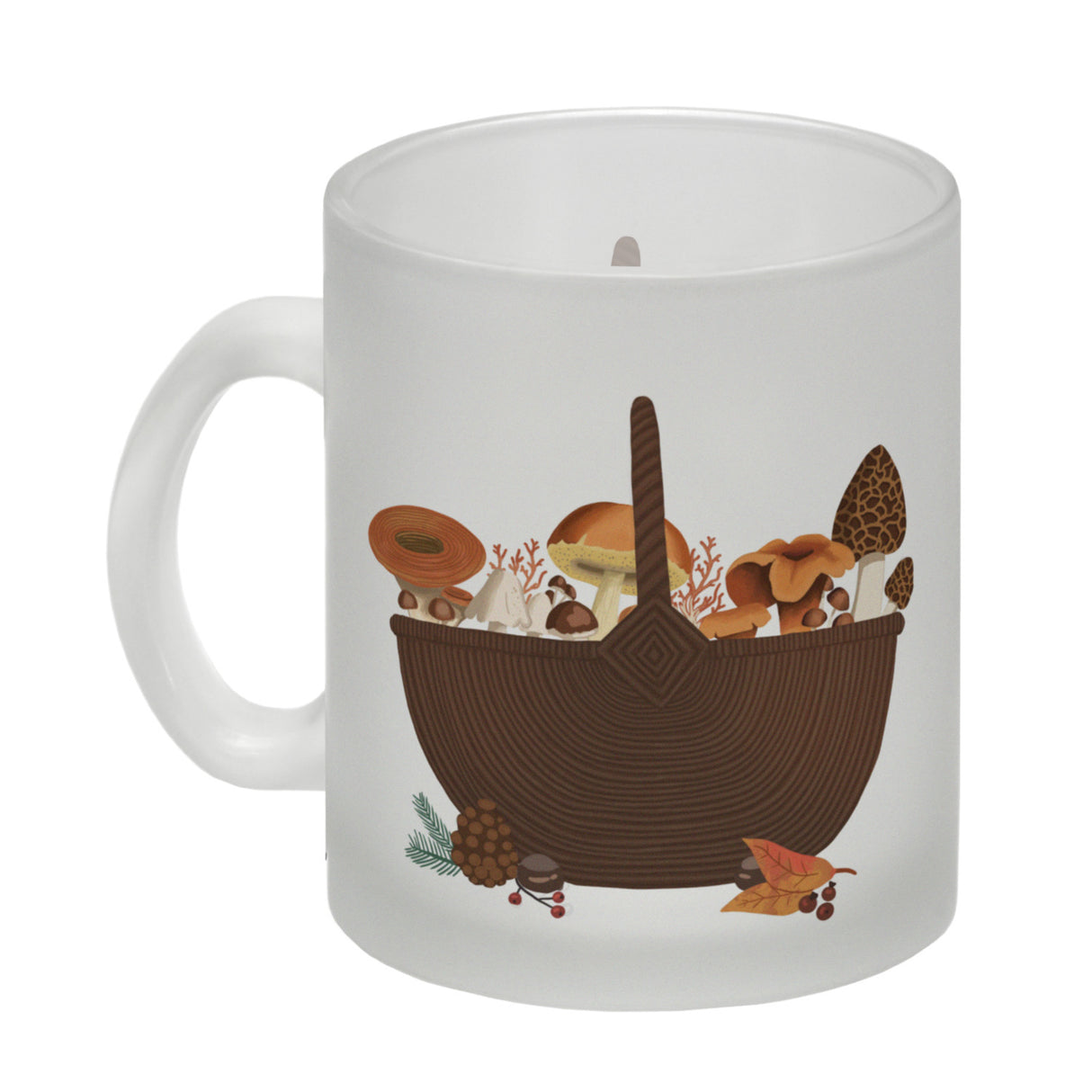 Herbst Kaffeebecher mit Pilz-Motiv