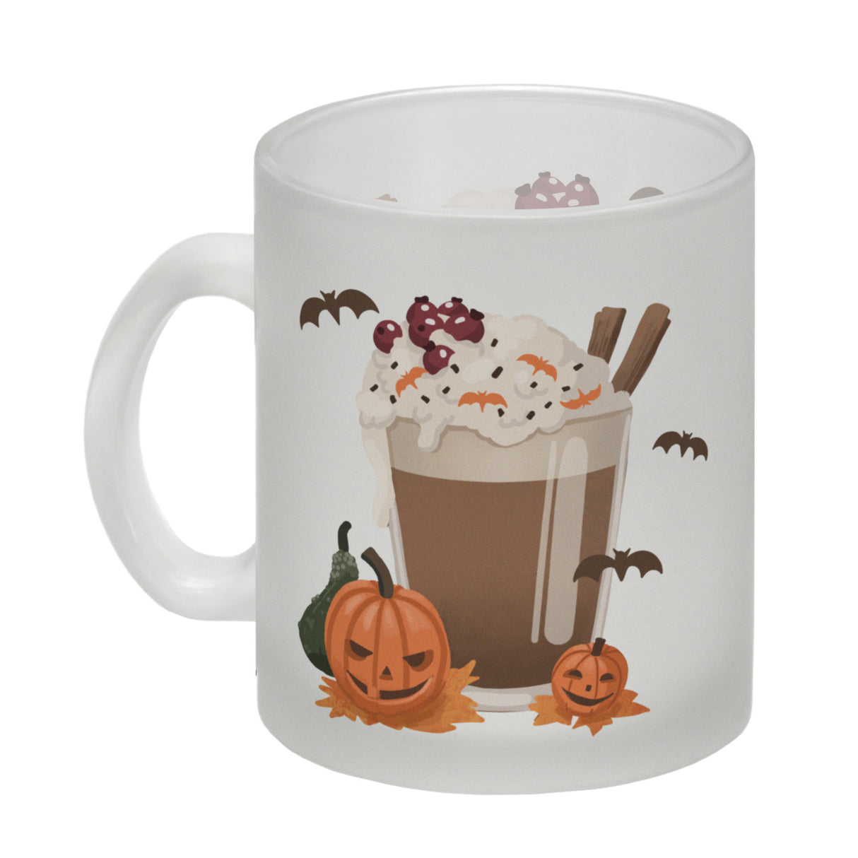 Pumpkin Spice Latte Kaffeebecher für Halloween