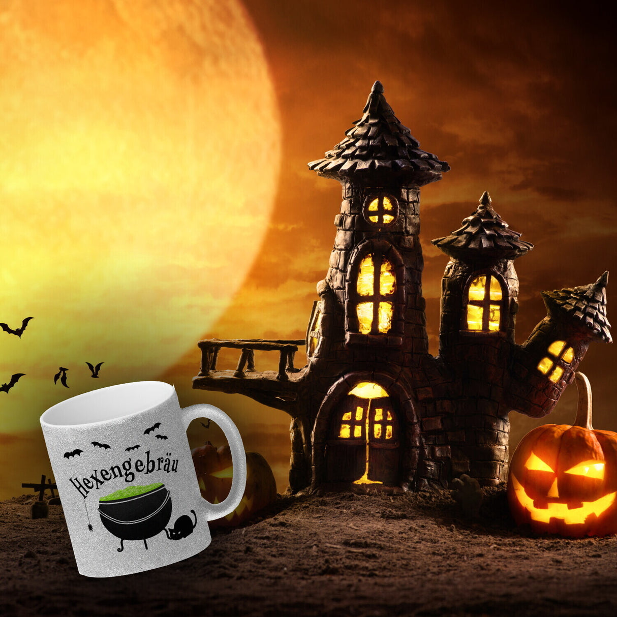 Hexengebräu Kaffeebecher für Halloween