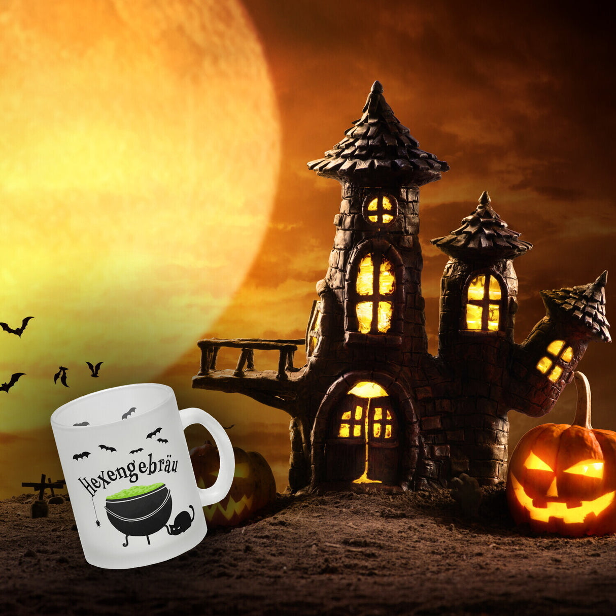 Hexengebräu Kaffeebecher für Halloween