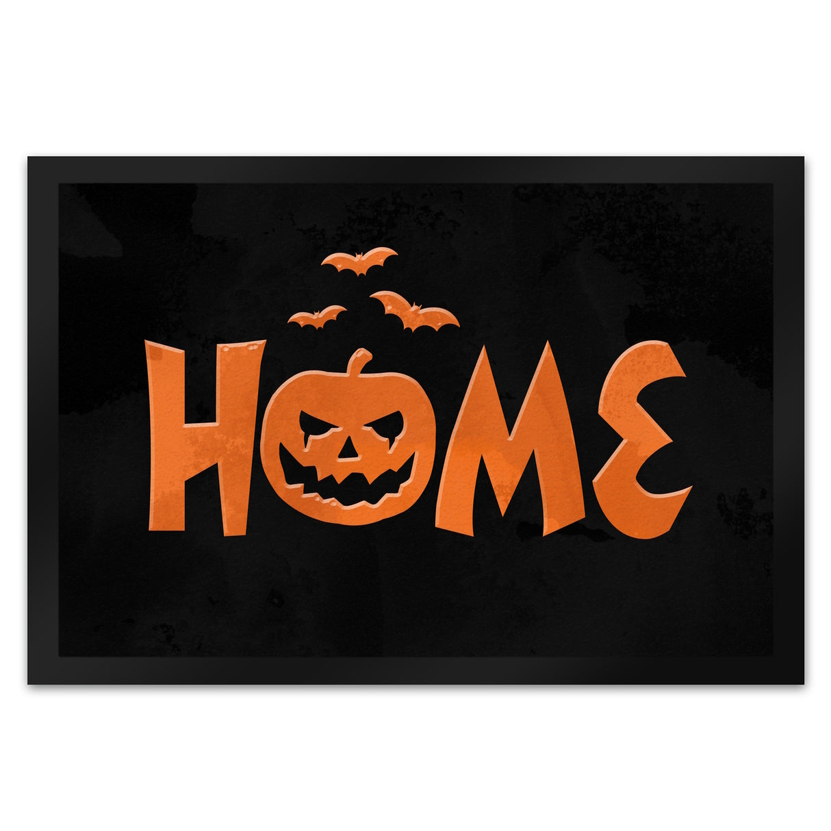 Home Fußmatte für Halloween mit Kürbis