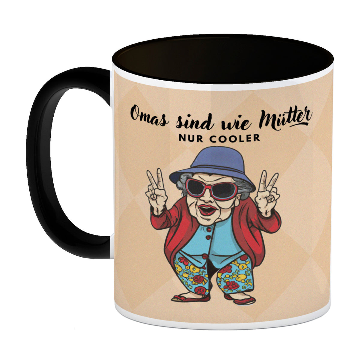 Omas sind wie Mütter nur cooler Kaffeebecher
