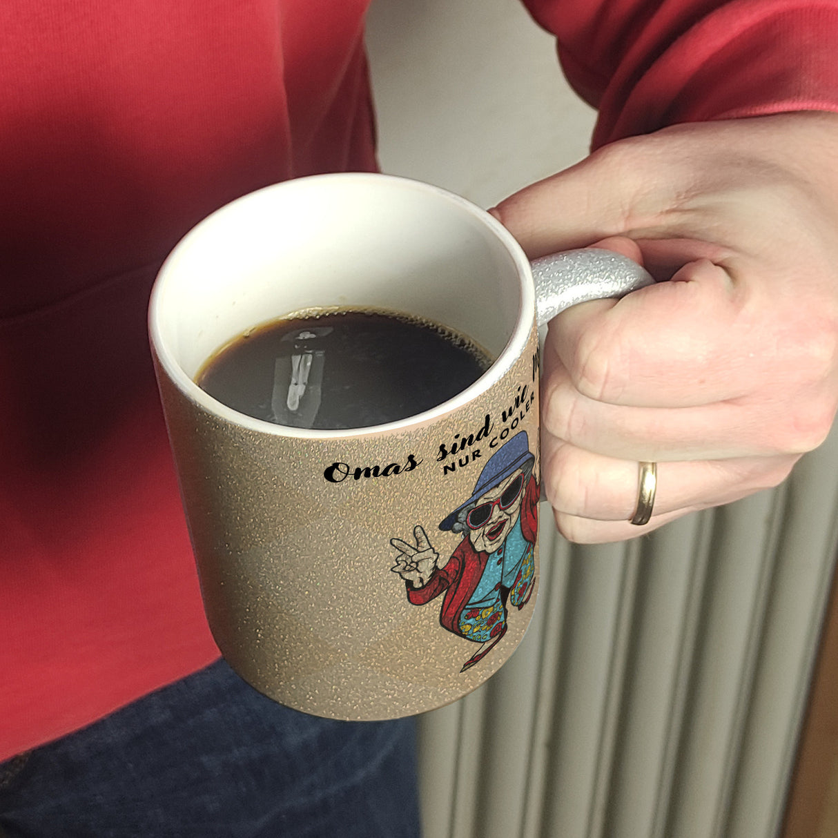 Omas sind wie Mütter nur cooler Kaffeebecher