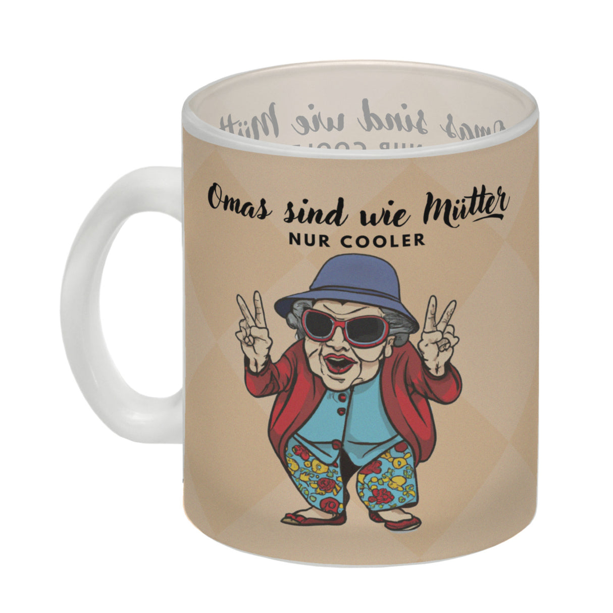 Omas sind wie Mütter nur cooler Kaffeebecher