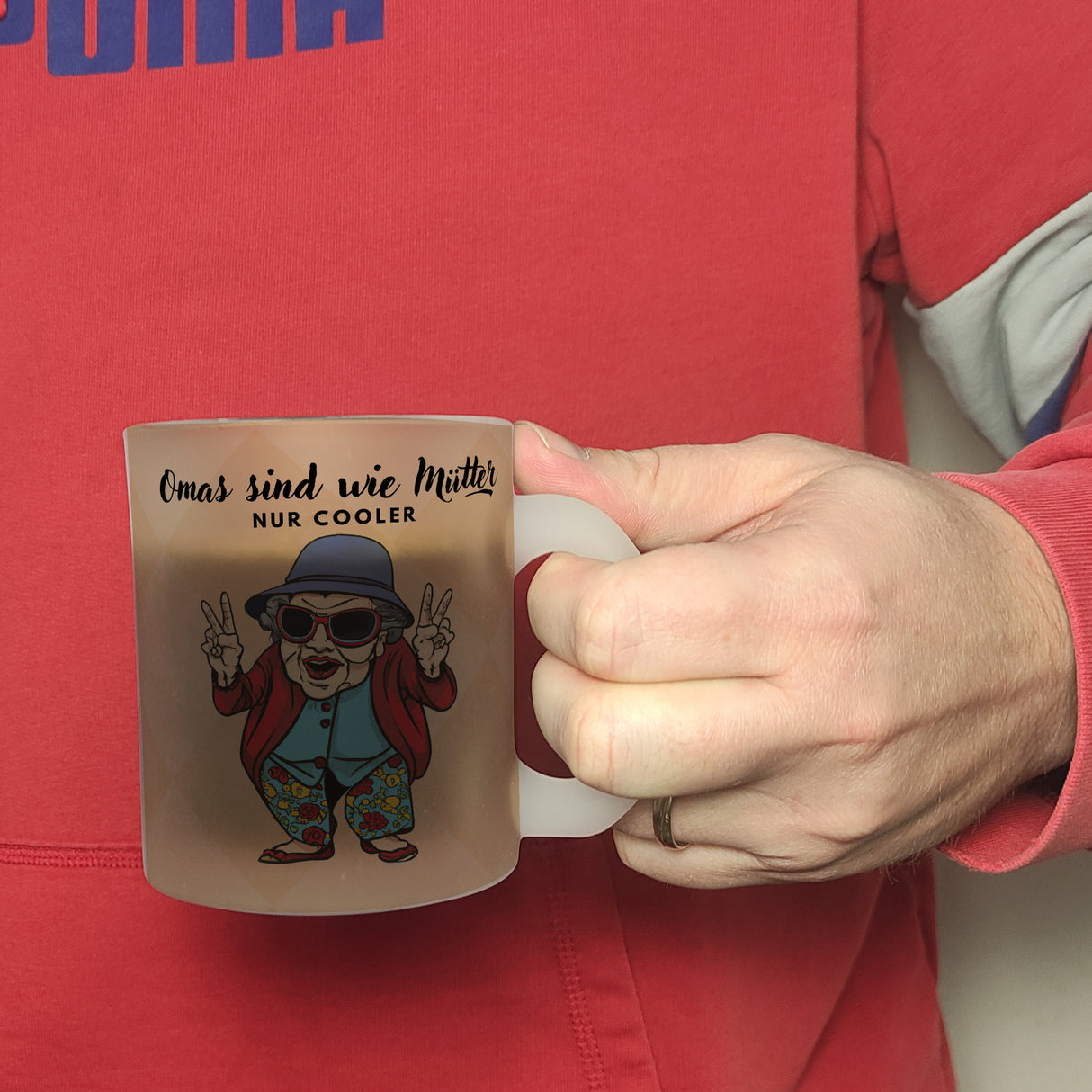 Omas sind wie Mütter nur cooler Kaffeebecher
