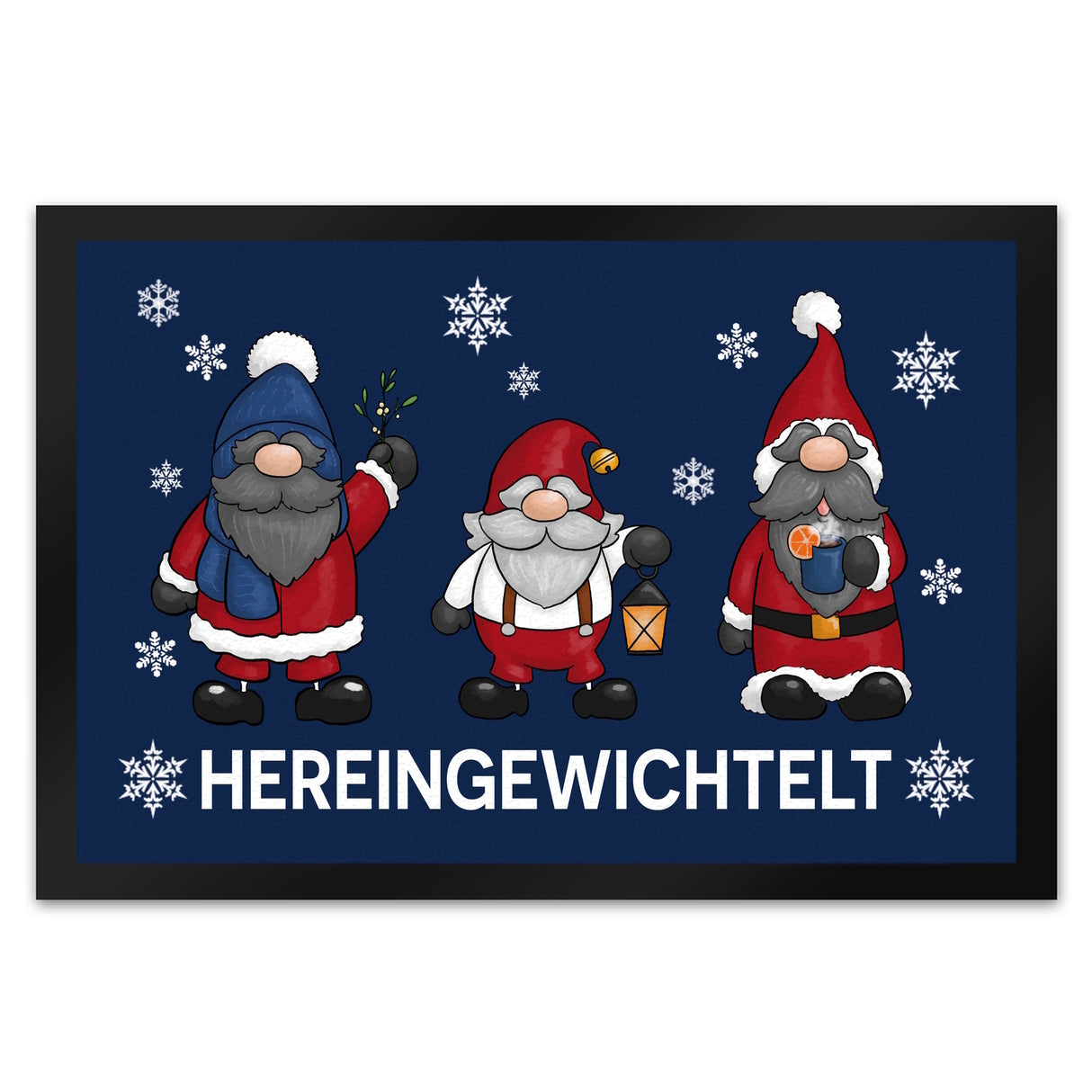 Hereingewichtelt Weihnachtswichtel Fußmatte