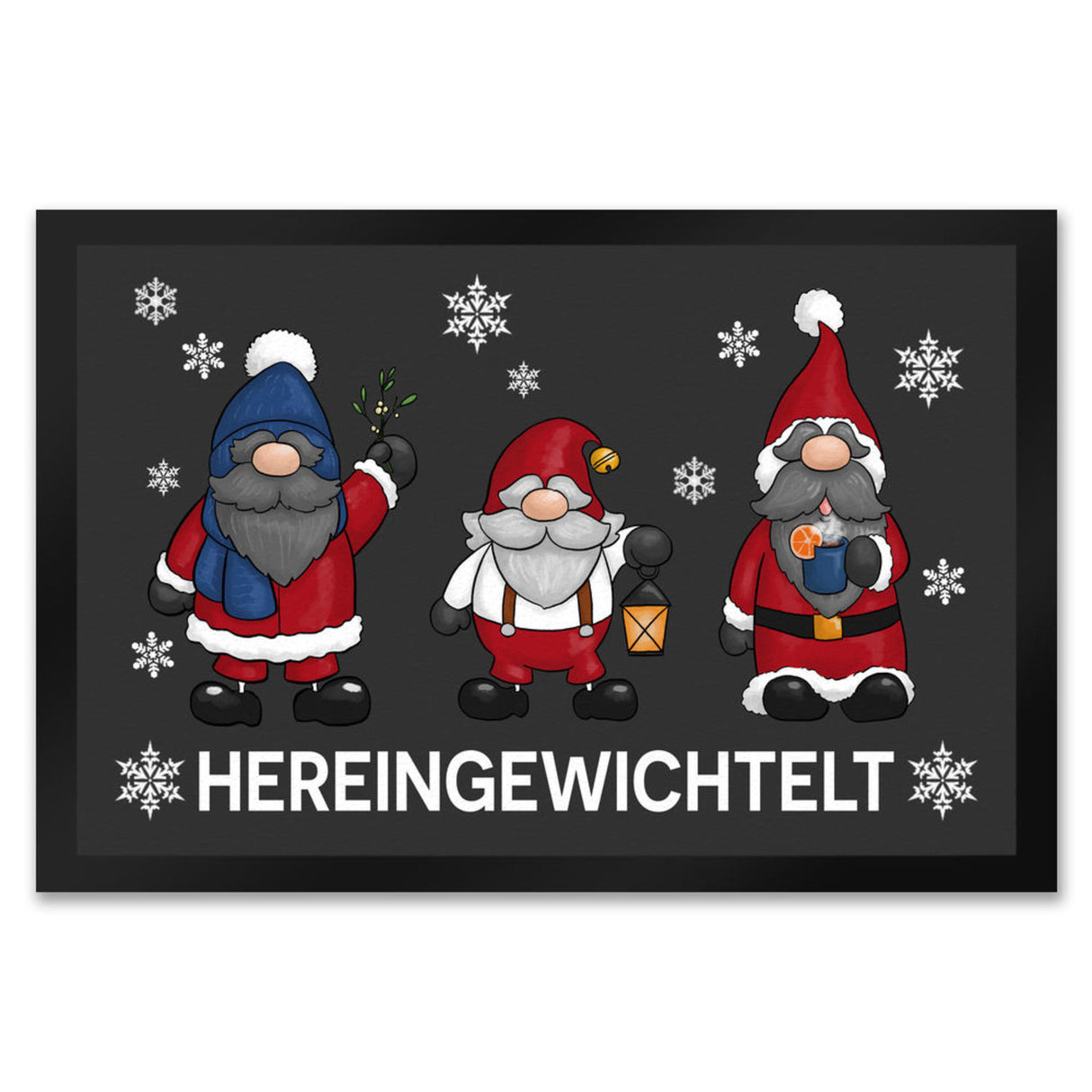 Hereingewichtelt Weihnachtswichtel Fußmatte