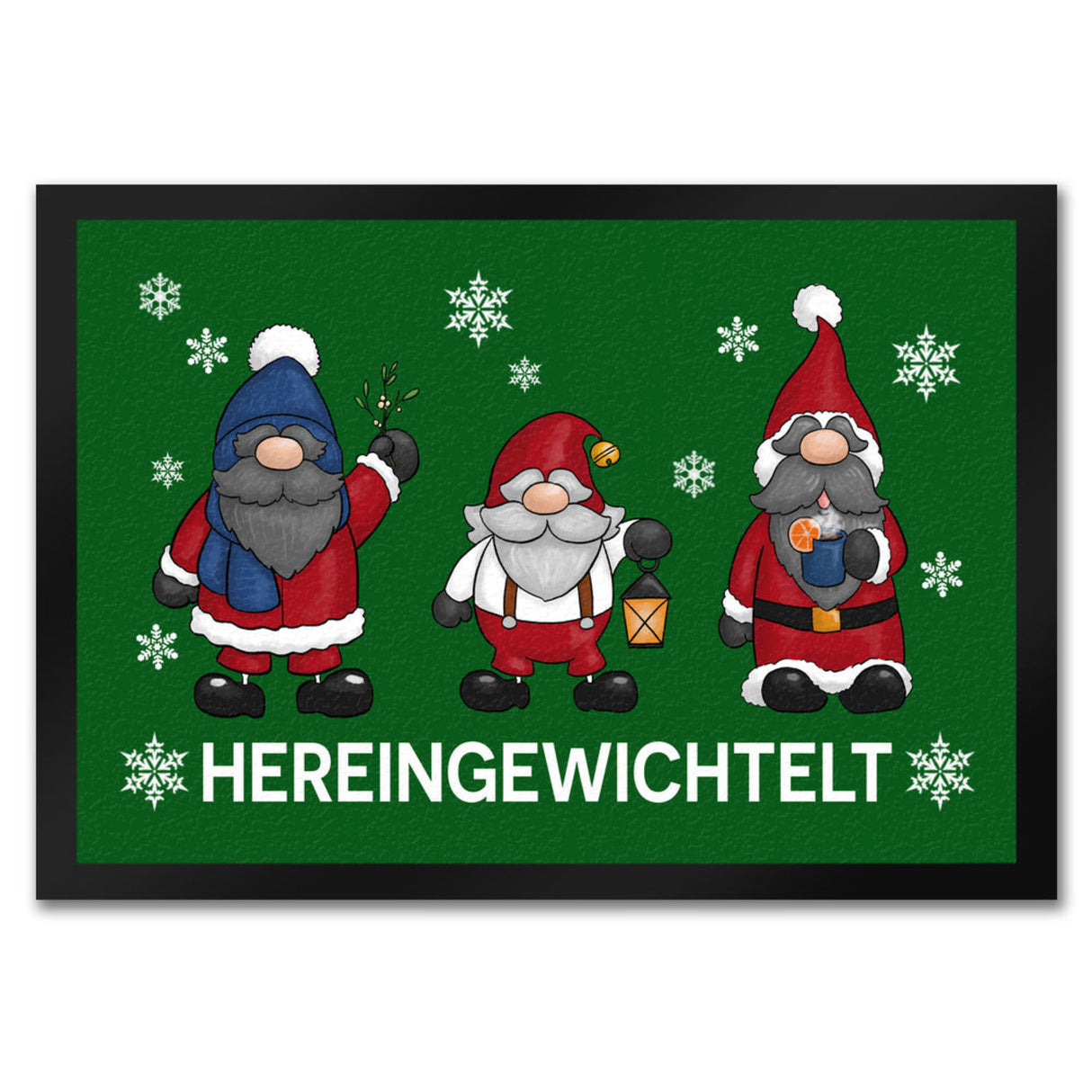 Hereingewichtelt Weihnachtswichtel Fußmatte