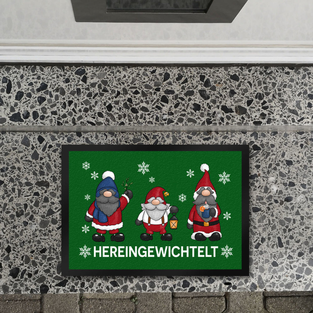 Hereingewichtelt Weihnachtswichtel Fußmatte