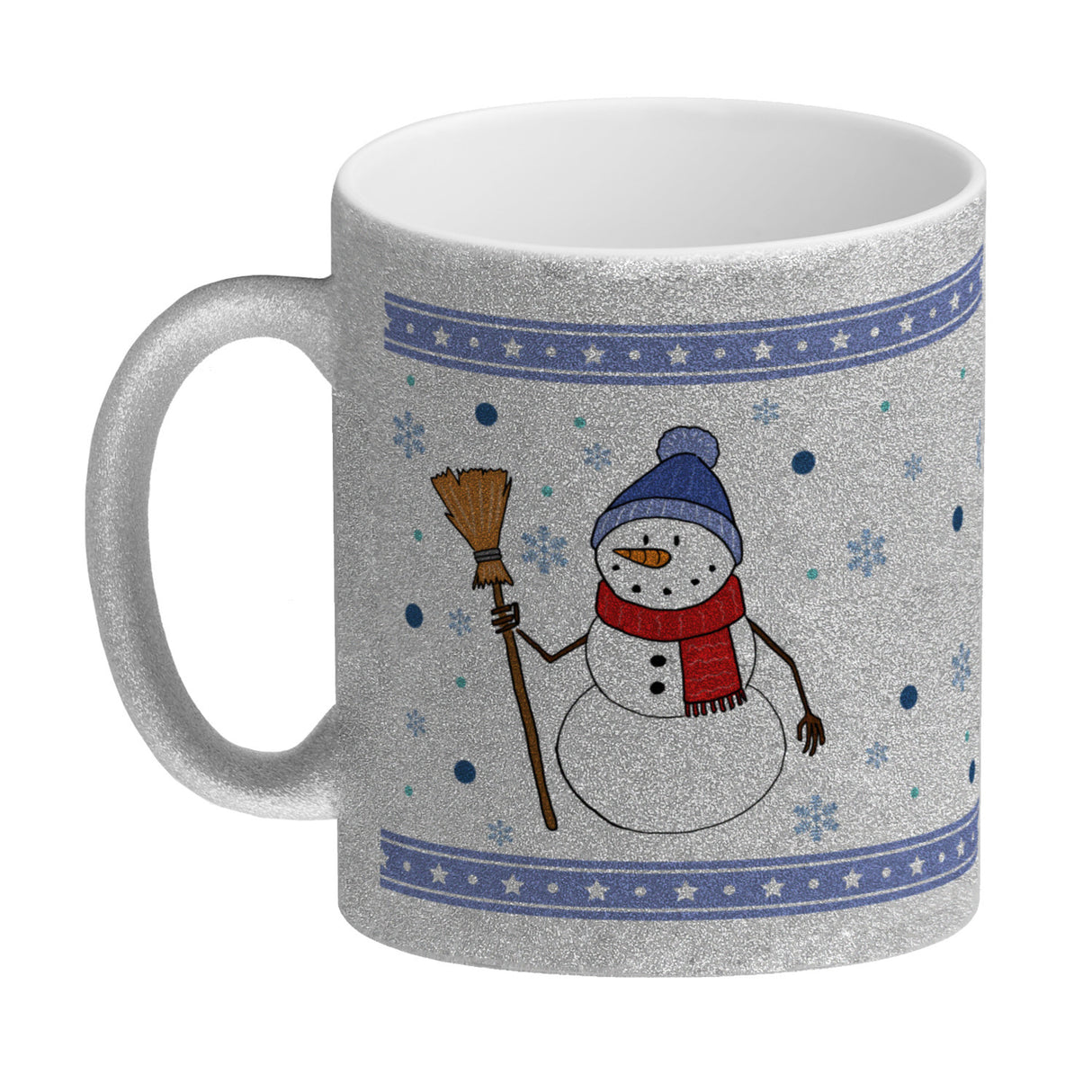 Süßer Schneemann Weihnachten Kaffeebecher