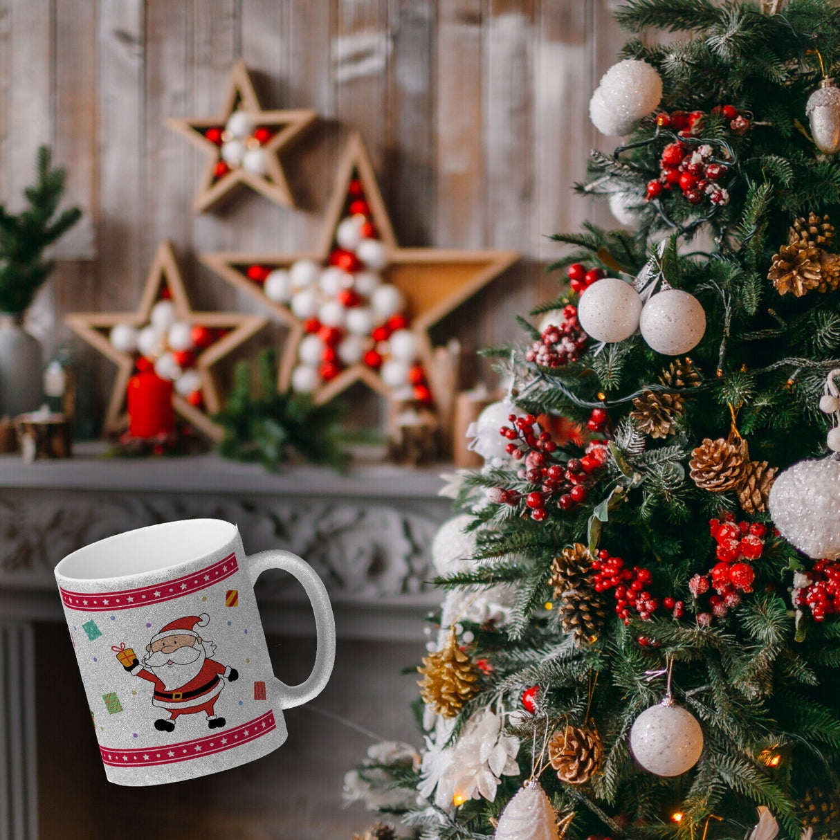 Weihnachtsmann Weihnachten Kaffeebecher
