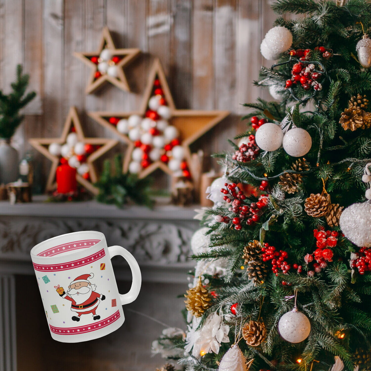 Weihnachtsmann Weihnachten Kaffeebecher