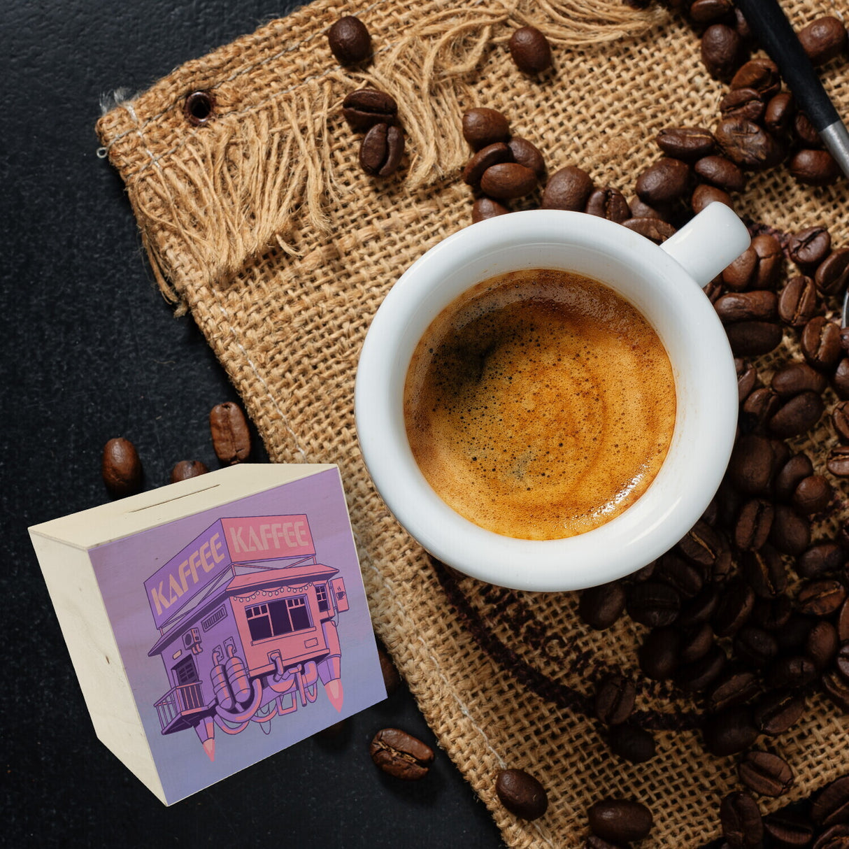 Science-Fiction Kaffeekasse Spardose