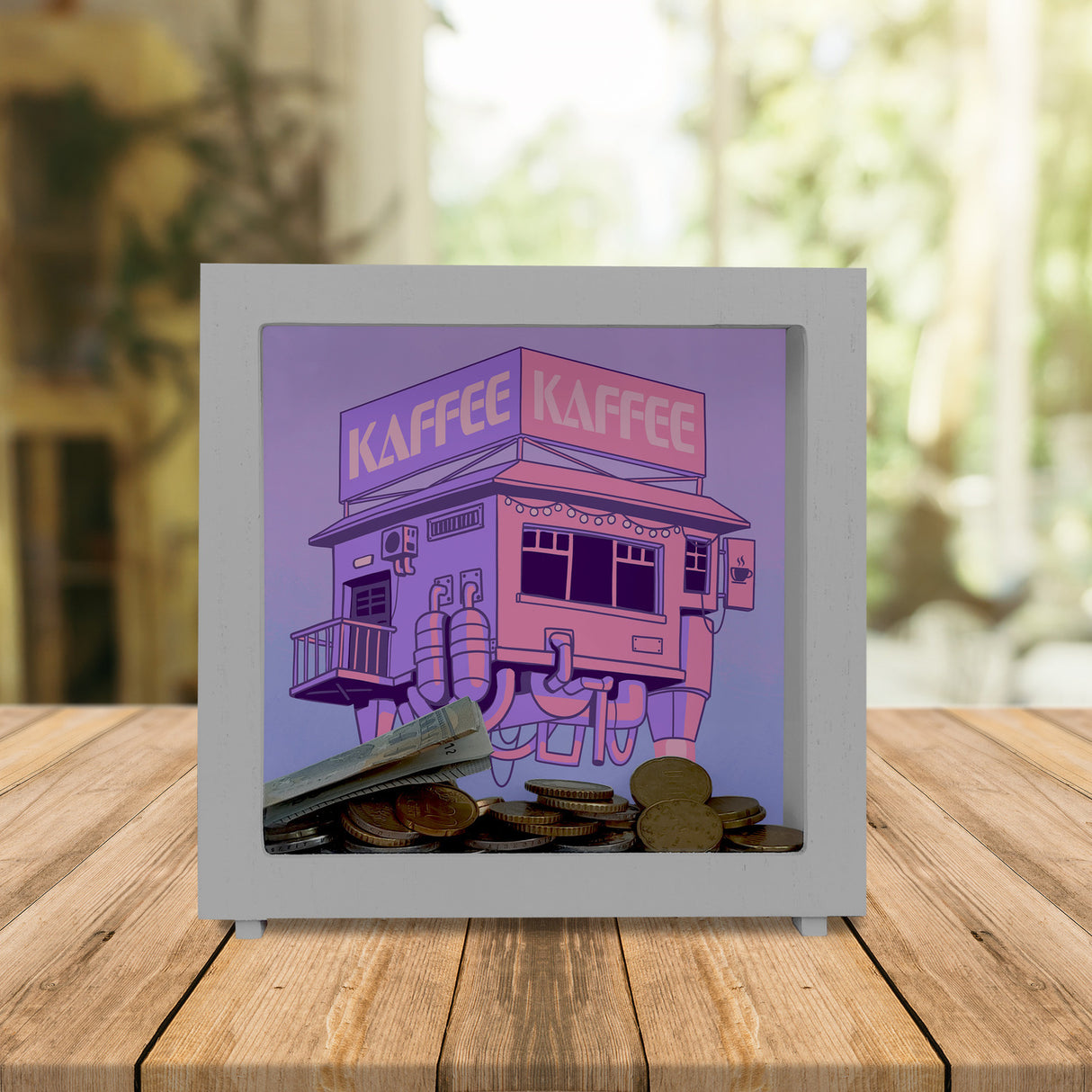 Science-Fiction Kaffeekasse Spardose